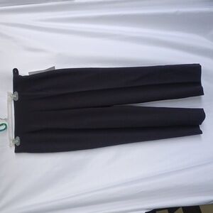 NWT Womens Petite Size 6P Coldwater Creek Black Straight Leg Dress Pants